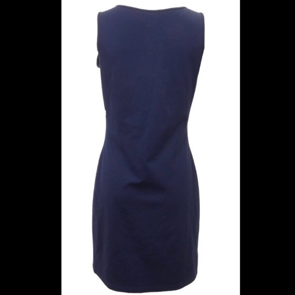 💙CLUNY💙SLEEVELESS NAVY BEADED DRESS💙 - Picture 2 of 8